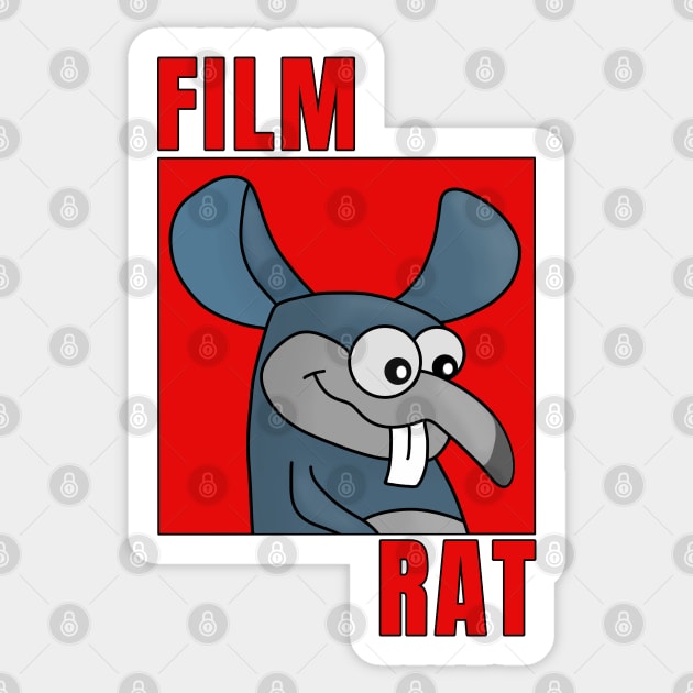 Film Rat Sticker by DiegoCarvalho